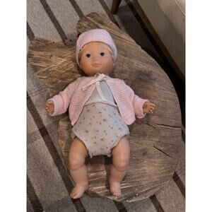 1977 Fisher Price My Baby Beth Doll Vintage Soft Body Blonde Blue Eyes 18”